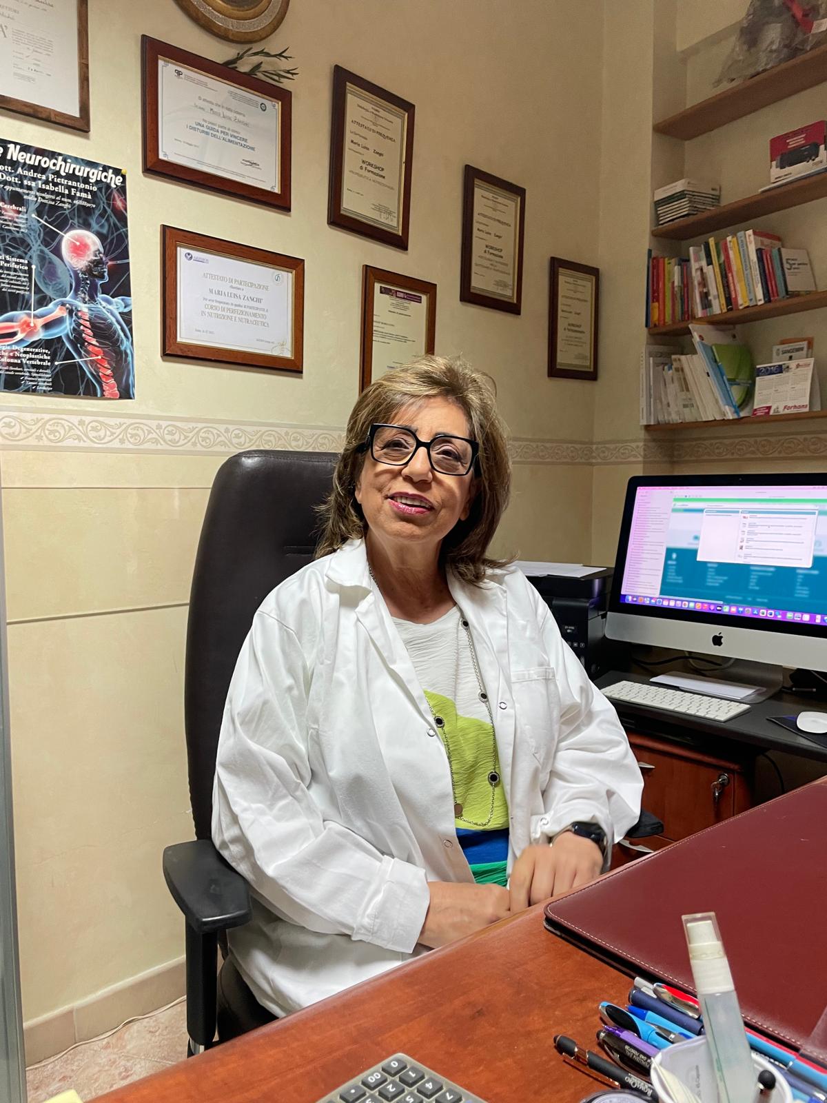 Dott.ssa Maria Luisa Zanghì, Biologa Nutrizionista a Roma